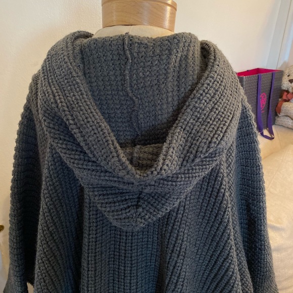 Free People Brook side, hooded poncho, very good condition, One size - Picture 14 of 14